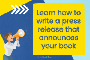 how to write a press release that announces your book