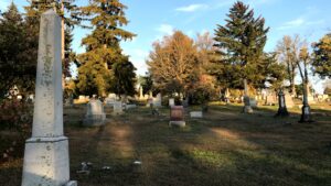 cemetery headstones