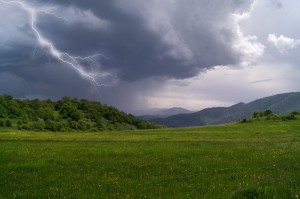 lightning landscape
