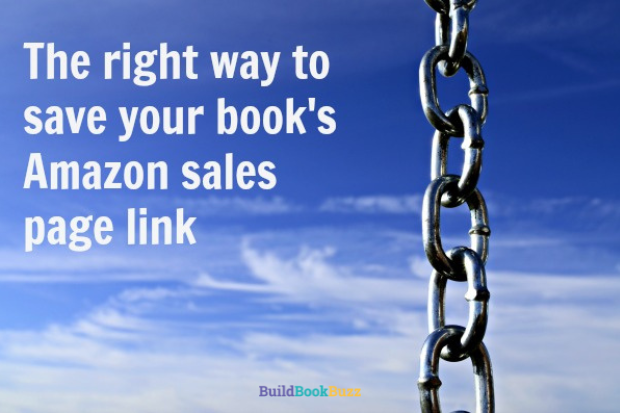 The right way to save your book’s Amazon sales page link