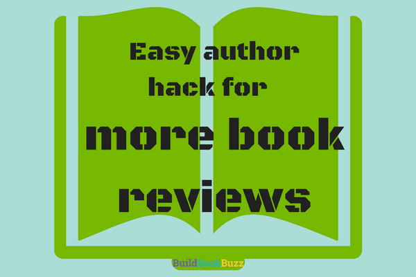Easy author hack for more book reviews