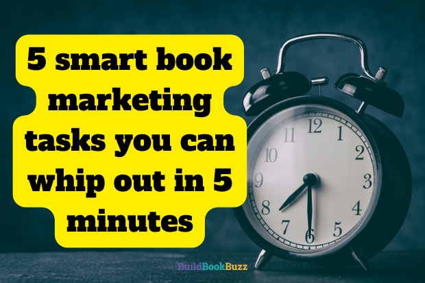 book marketing tasks