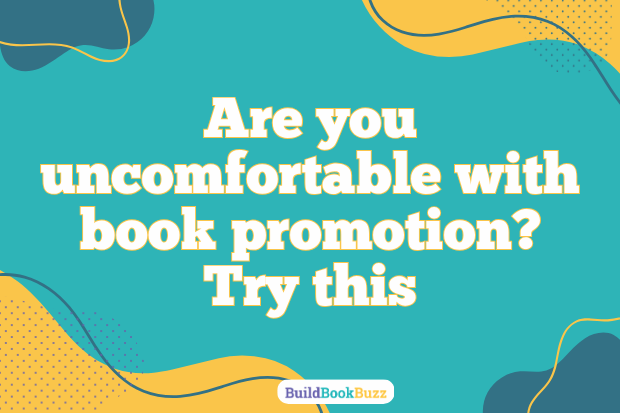 uncomfortable with book promotion
