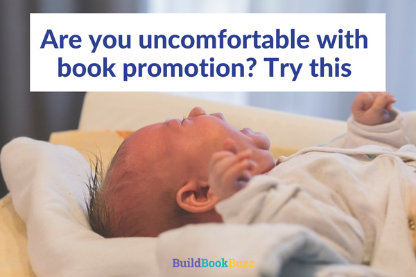uncomfortable with book promotion