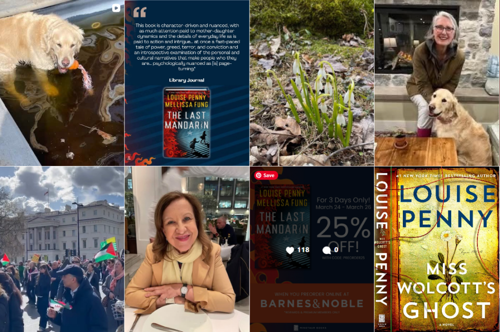 Instagram example of how to avoid book launch mistakes on social media