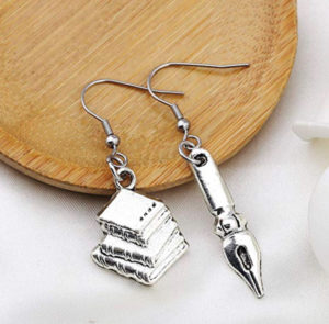 writer earrings gifts that authors and writers will love