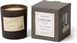 writerly gifts Steinbeck candle