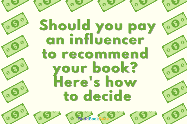 pay influencer to recommend book