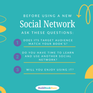 new social networks for book marketing tips