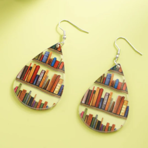 earrings for book lovers