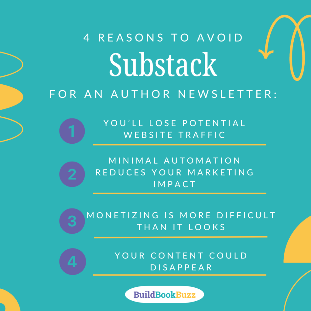 reasons to avoid substack for authors