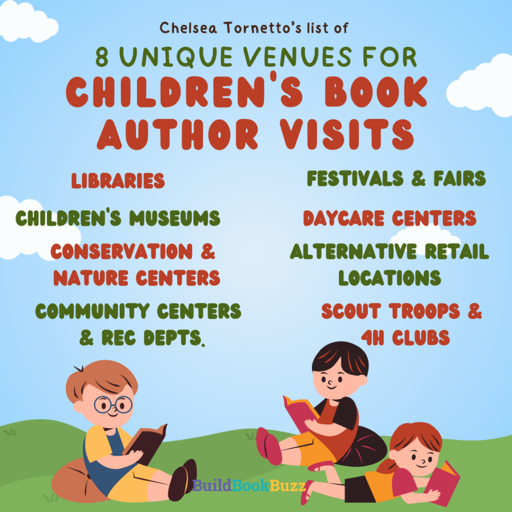 alternative venues for children's book author visits 3
