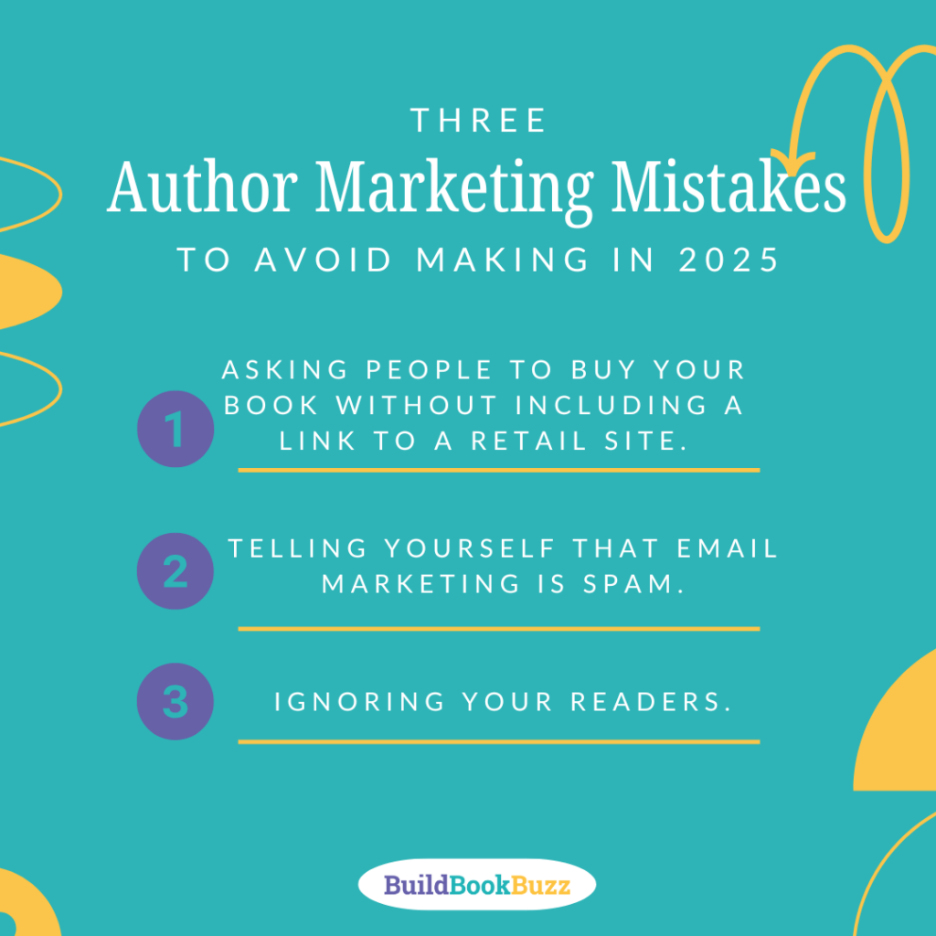 3 author marketing mistakes